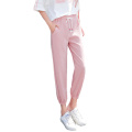 Mold resistance Slim trousers for ladies trouser jogger women Loose cotton and linen trousers for women